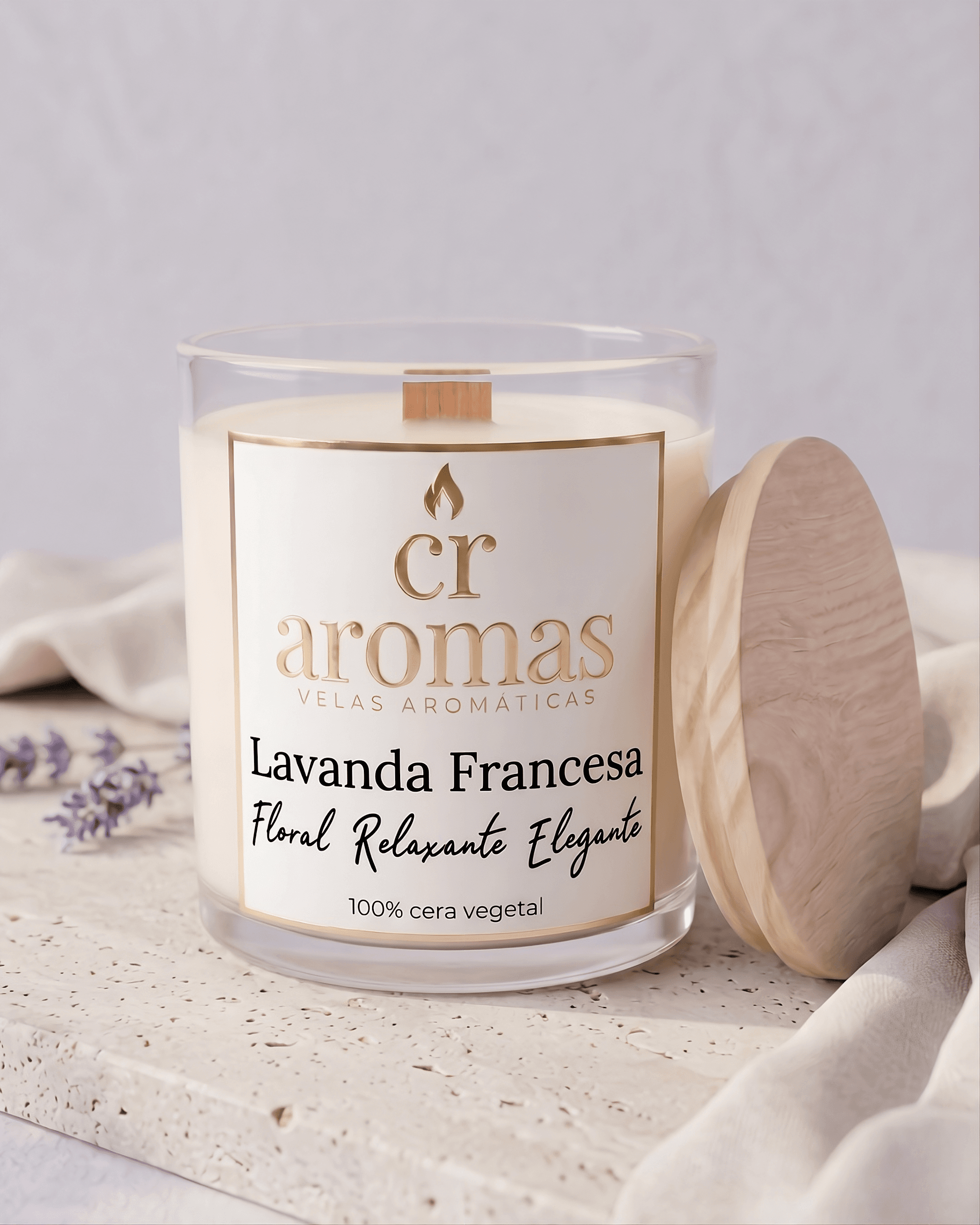 Vela Aromática Lavanda Francesa - 1