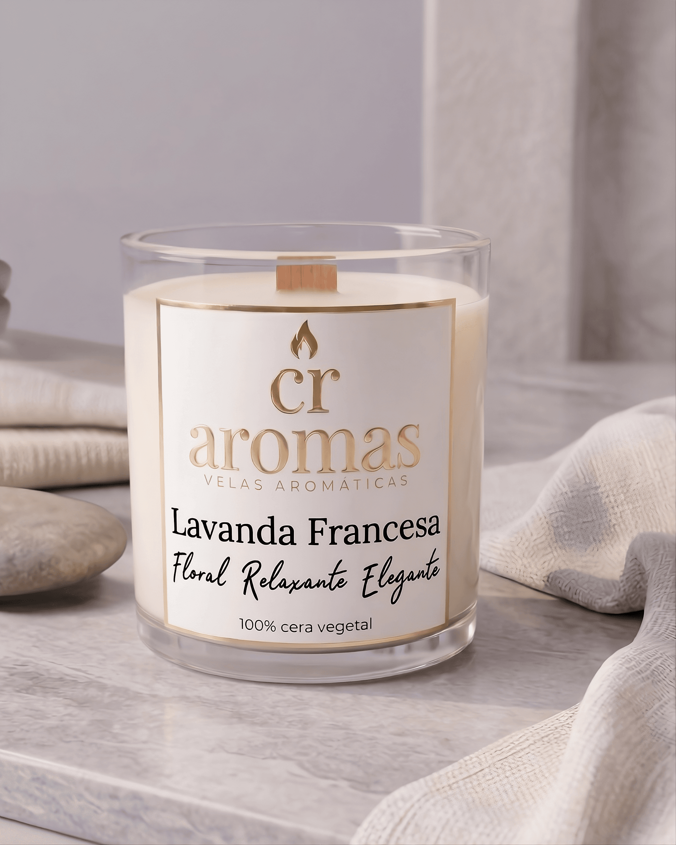 Vela Aromática Lavanda Francesa - 3