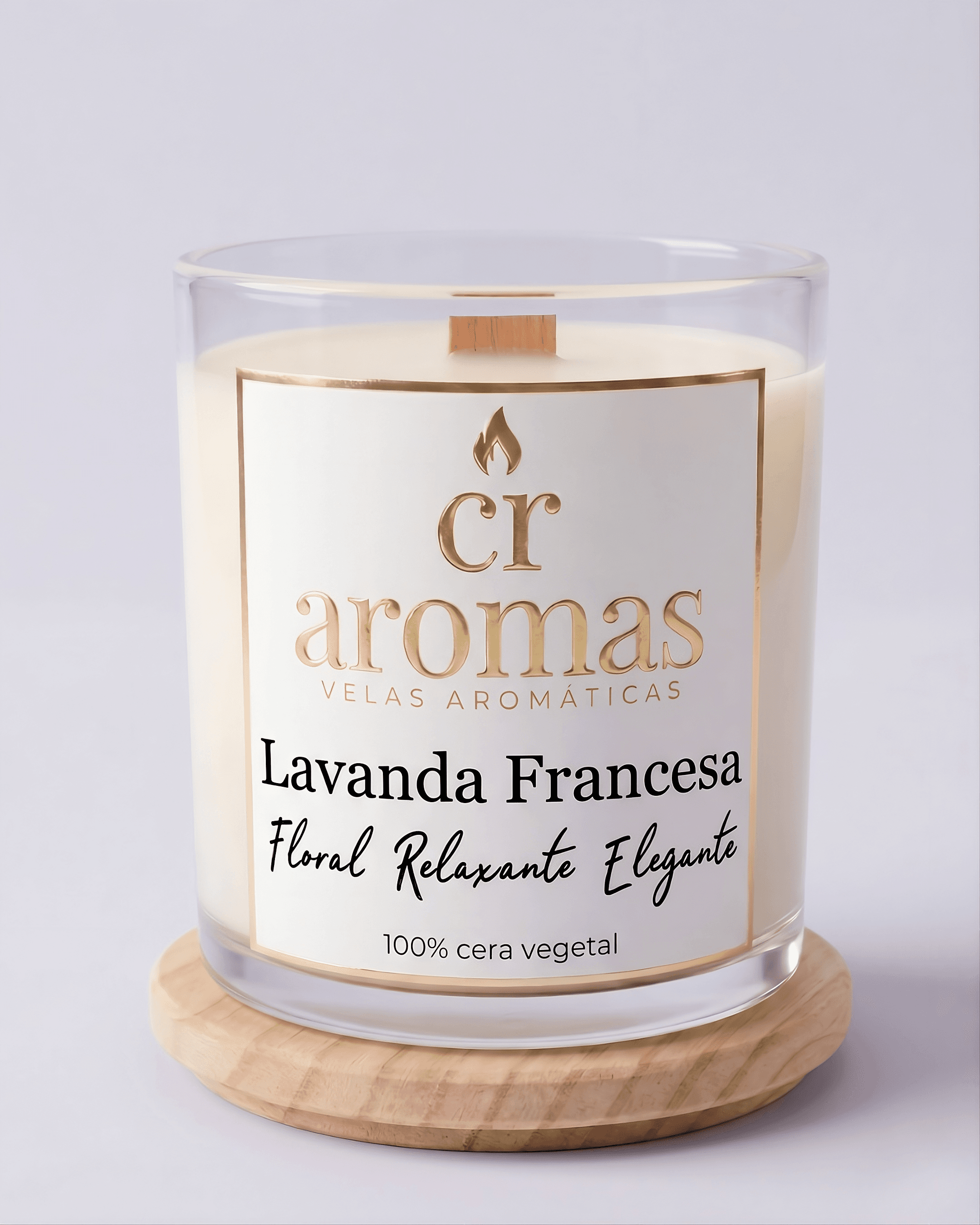 Vela Aromática Lavanda Francesa - 4