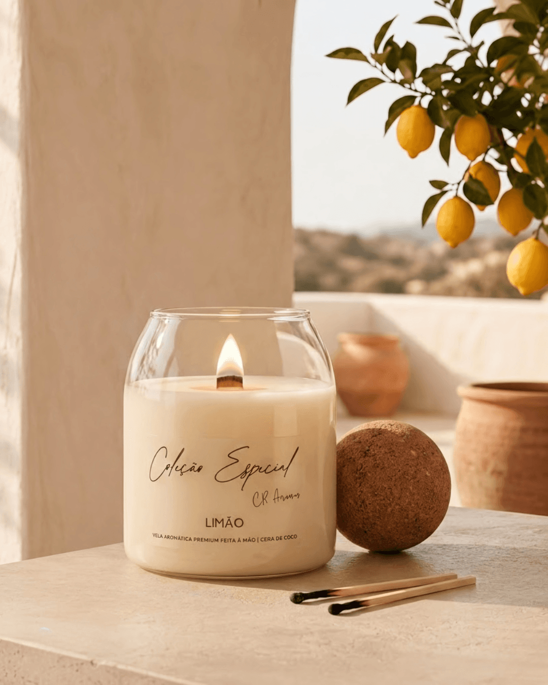 Vela Aromática Limão